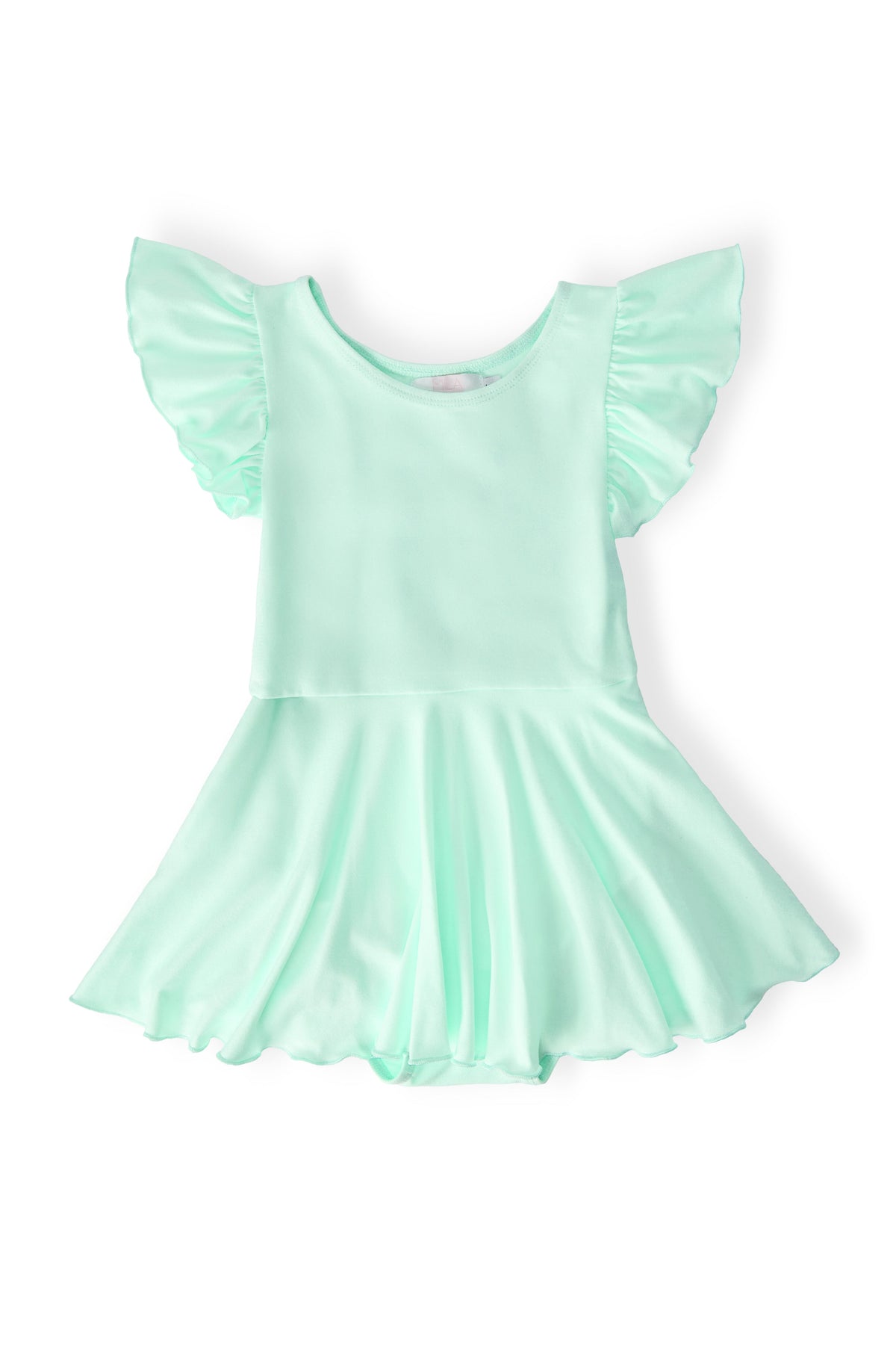 Pastel Green S/S Twirl Leotard - Aaria Tees