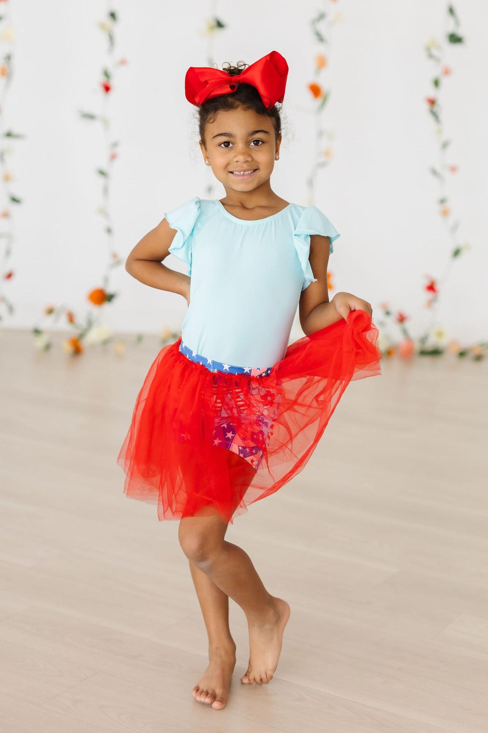 Patriotic Patchwork Tutu Shorts - Aaria Tees Aaria Tees
