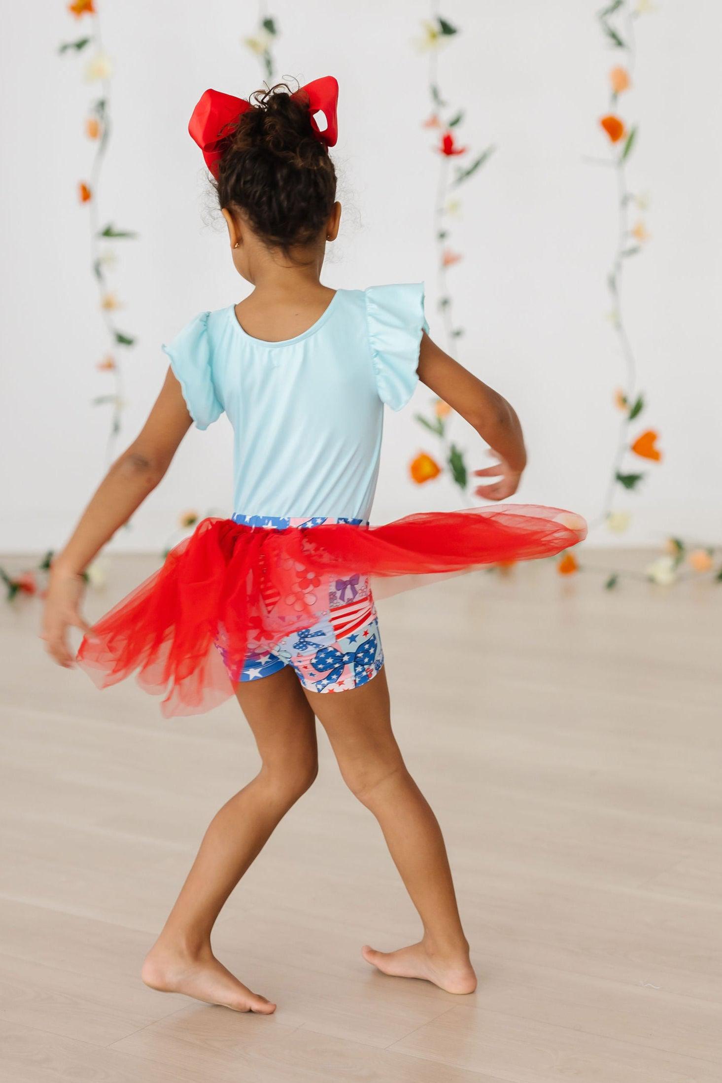 Patriotic Patchwork Tutu Shorts - Aaria Tees Aaria Tees