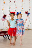 Patriotic Patchwork Tutu Shorts - Aaria Tees Aaria Tees