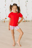 Patriotic Plaid Twirl Shorts - Aaria Tees Aaria Tees