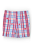 Patriotic Plaid Twirl Shorts - Aaria Tees Aaria Tees