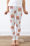 Peach Rainbow Leggings - Aaria Tees Aaria Tees