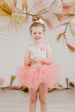 Peach Rainbow Tank Tutu Leotard - Aaria Tees Aaria Tees