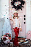 Peach Sequin Jacket - Aaria Tees Aaria Tees