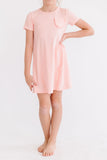 Peach T-Shirt Dress - Aaria Tees Aaria Tees