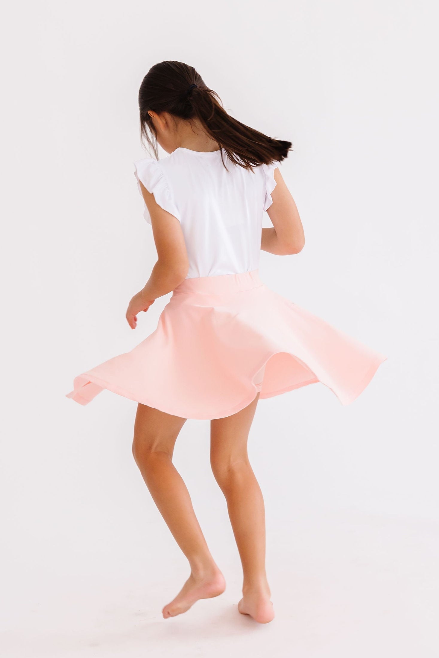 Peach Twirl Skort - Aaria Tees Aaria Tees