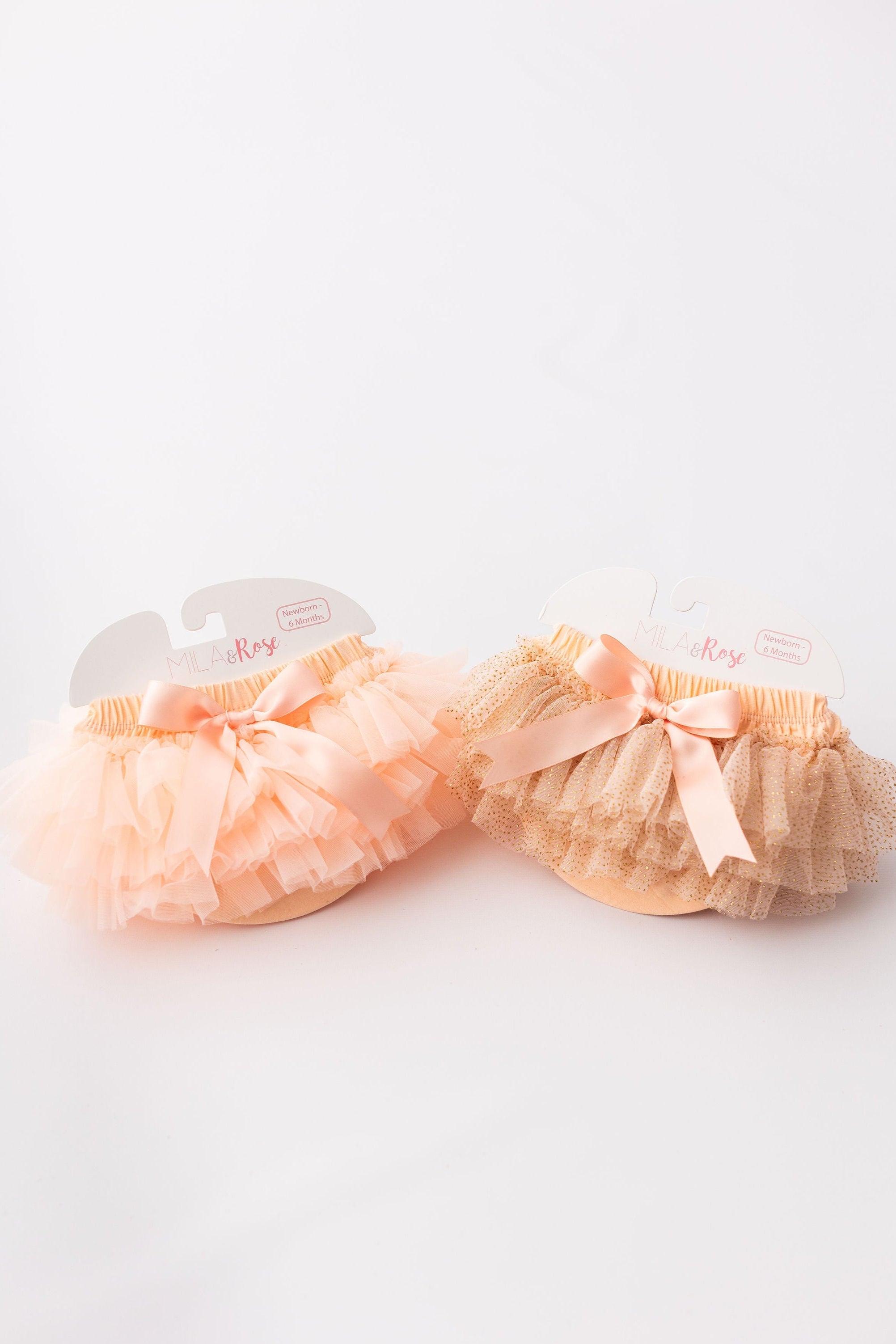 Peach & Gold Glitter Tutu Bloomer - Aaria Tees Aaria Tees