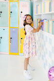 Peanut Butter Jelly Time S/S Pocket Twirl Dress - Aaria Tees Aaria Tees