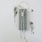 Pearl & Gemstone Ballet Lariat Necklace Aaria Tees