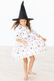Peek-a-Boo 3/4 Sleeve Pocket Twirl Dress - Aaria Tees Aaria Tees