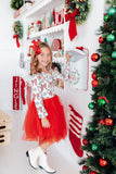 Peppermint Princess L/S Tutu Dress - Aaria Tees Aaria Tees
