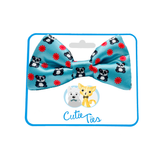 Peppermint Panda Blue Dog Bow Tie Aaria Tees