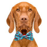 Peppermint Panda Blue Dog Bow Tie Aaria Tees