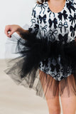 Perfectly Tied 3/4 Sleeve Tutu Leotard - Aaria Tees Aaria Tees
