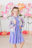 Periwinkle Pocket Tank Twirl Dress - Aaria Tees Aaria Tees