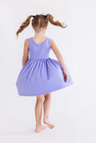 Periwinkle Pocket Tank Twirl Dress - Aaria Tees Aaria Tees