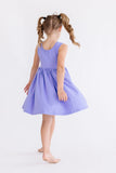 Periwinkle Pocket Tank Twirl Dress - Aaria Tees Aaria Tees