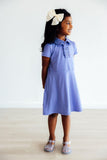 Periwinkle S/S Polo Dress - Aaria Tees Aaria Tees