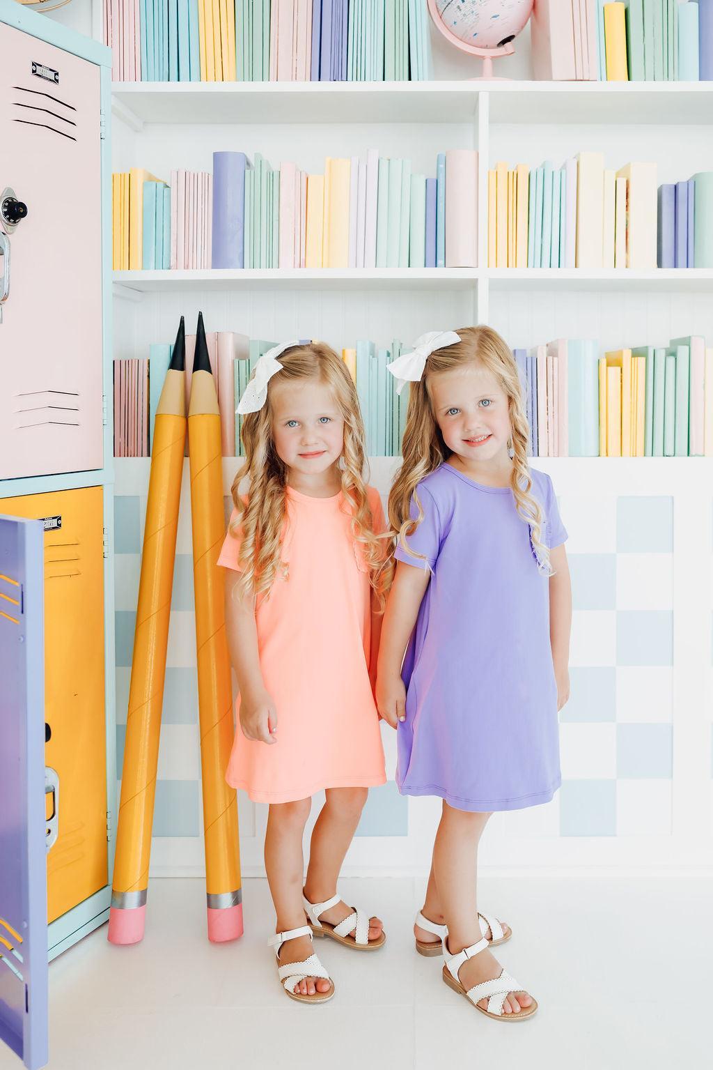 Periwinkle T-Shirt Dress - Aaria Tees Aaria Tees