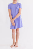 Periwinkle T-Shirt Dress - Aaria Tees Aaria Tees