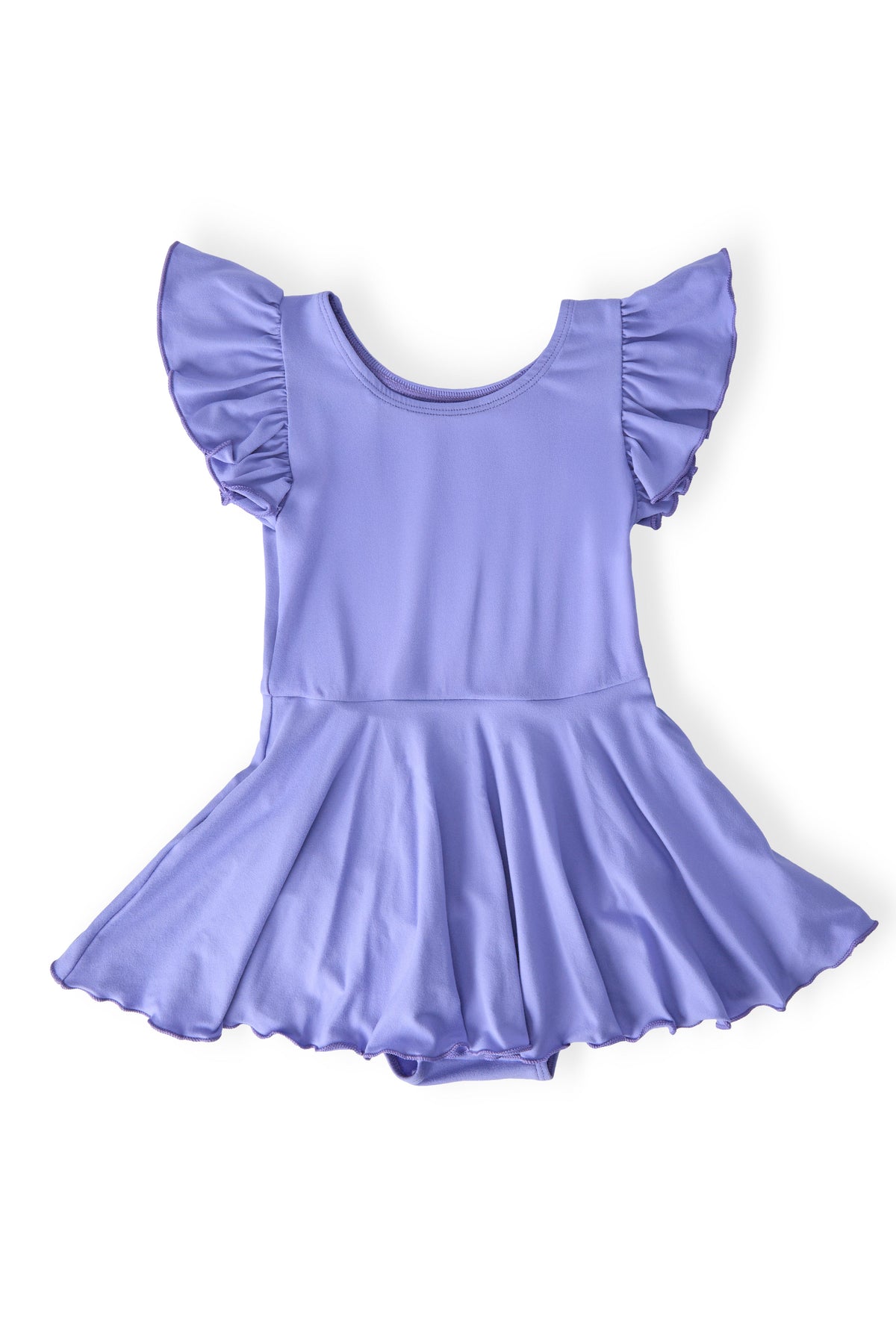 Periwinkle S/S Twirl Leotard - Aaria Tees