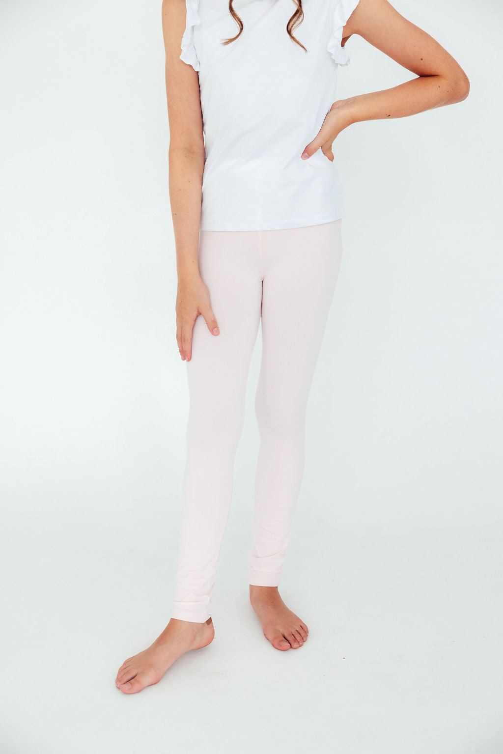 Petal Pink Leggings - Aaria Tees Aaria Tees