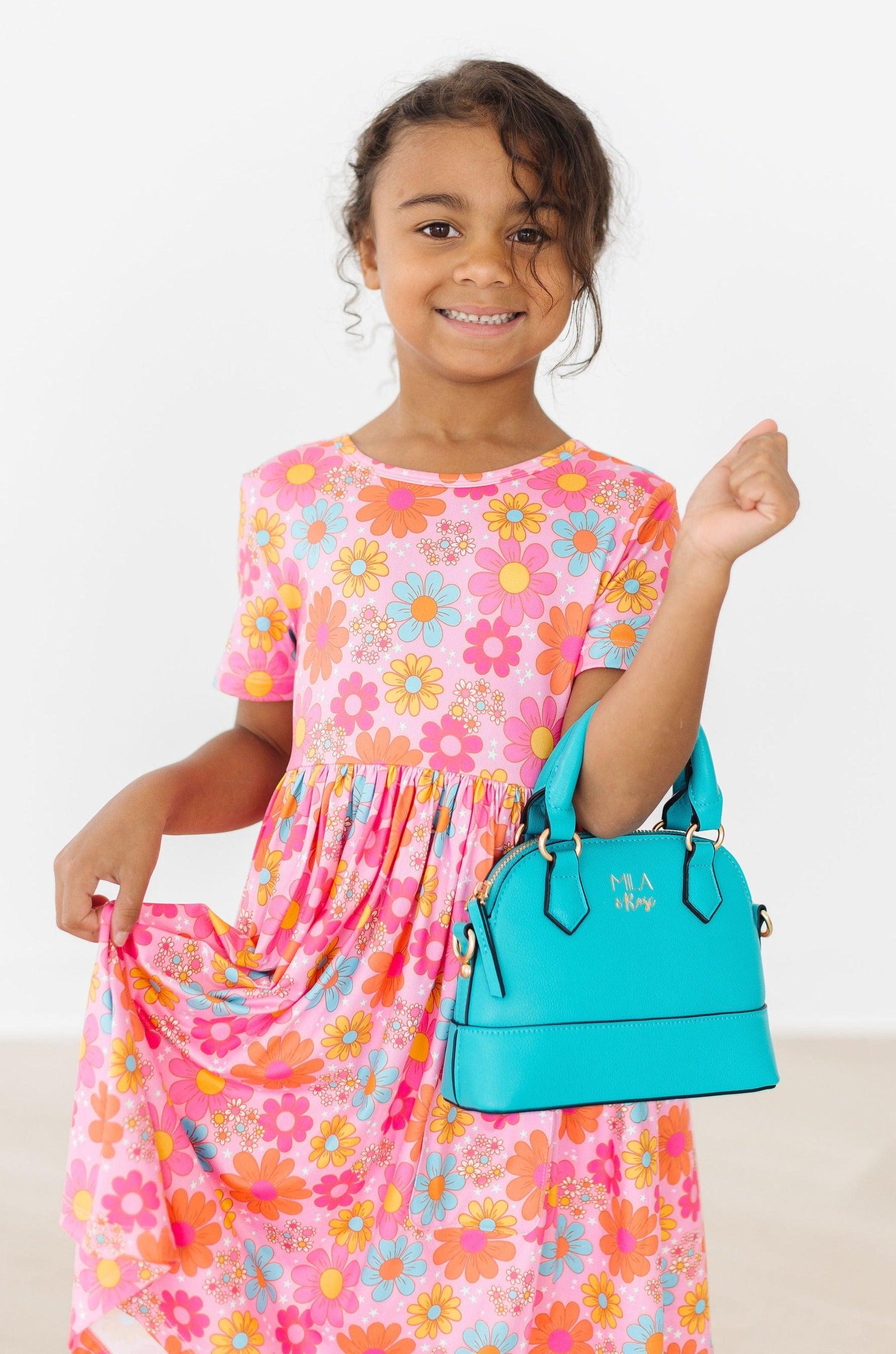 Petal Pop S/S Pocket Twirl Dress - Aaria Tees Aaria Tees