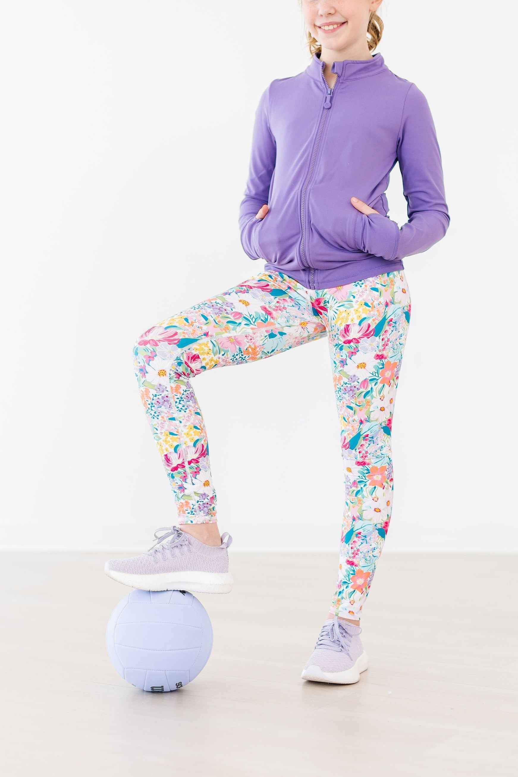 SALE Petal Power Active Legging - Aaria Tees Aaria Tees