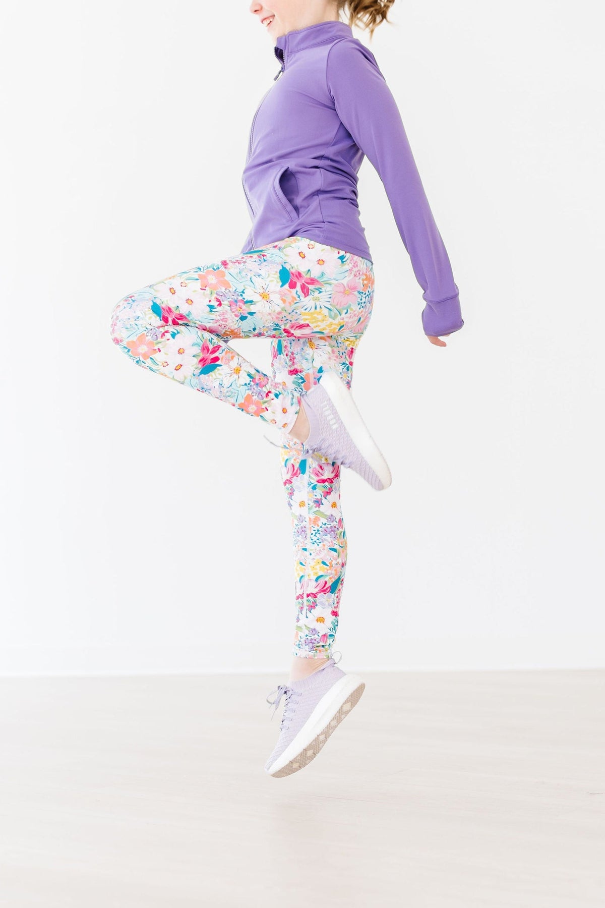 SALE Petal Power Active Legging - Aaria Tees