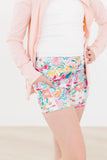 SALE Petal Power Active Shorty Shorts - Aaria Tees Aaria Tees