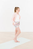 SALE Petal Power Active Shorty Shorts - Aaria Tees Aaria Tees