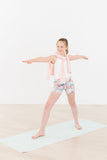 SALE Petal Power Active Shorty Shorts - Aaria Tees Aaria Tees