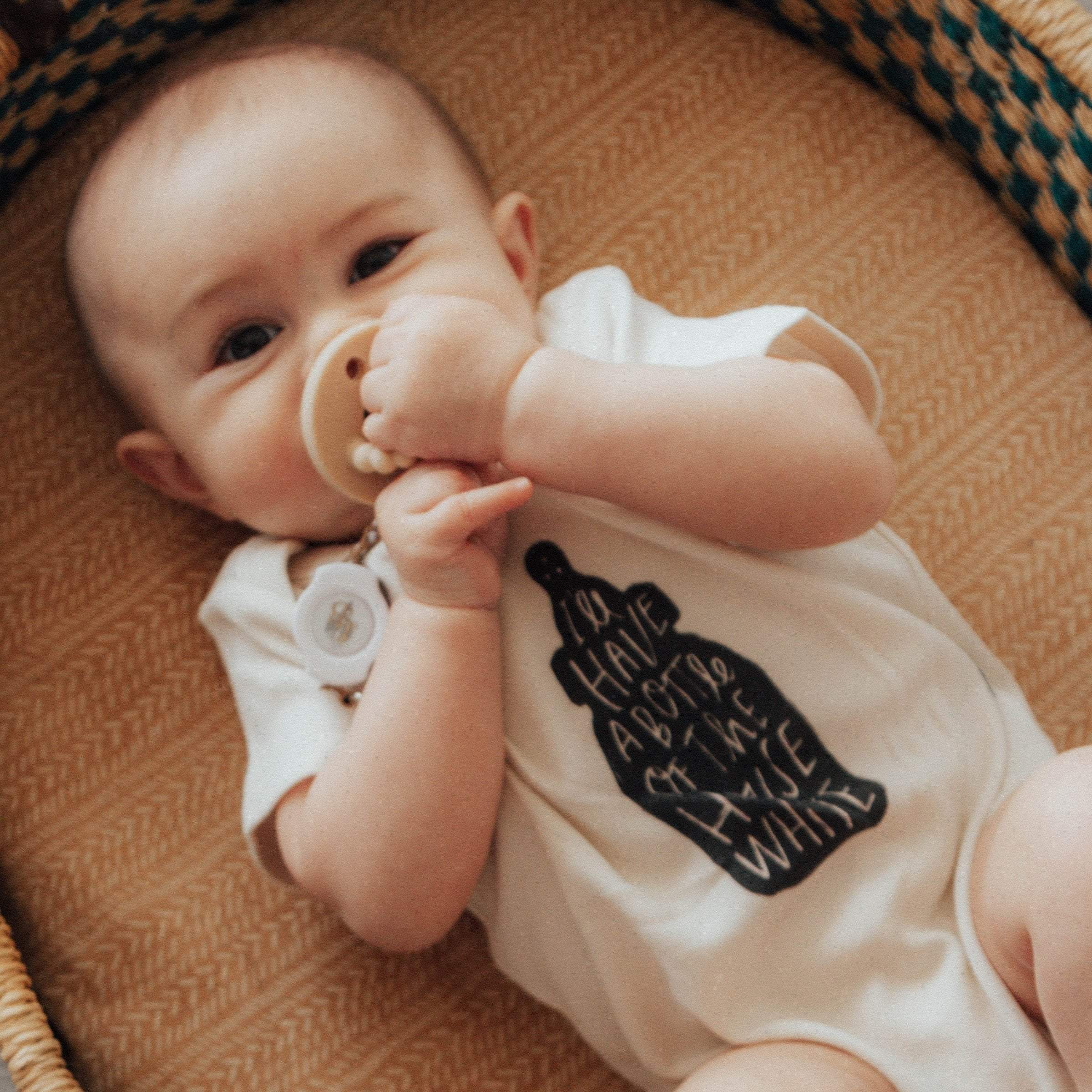 graphic bodysuit | house white - Aaria Tees Aaria Tees