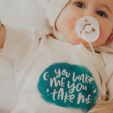 graphic bodysuit | wake me - Aaria Tees Aaria Tees