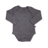 basics long bodysuit | charcoal - Aaria Tees Aaria Tees