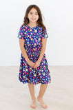 Pick a Posy S/S Pocket Twirl Dress - Aaria Tees Aaria Tees