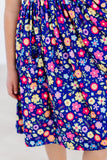 Pick a Posy S/S Pocket Twirl Dress - Aaria Tees Aaria Tees
