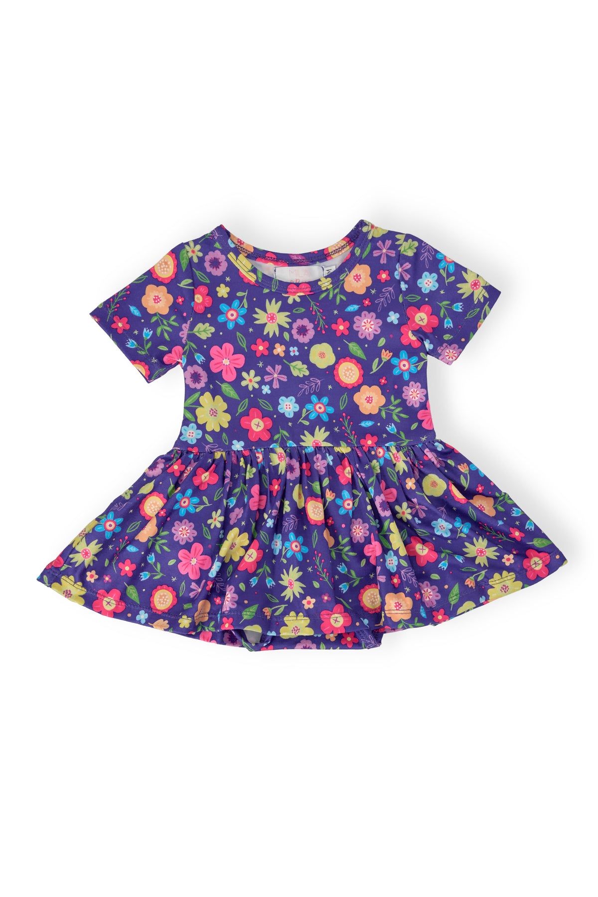 Pick a Posy S/S Twirl Bodysuit - Aaria Tees