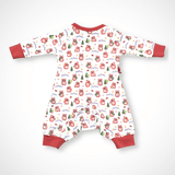 Pika Kimono Long Sleeve Romper | Organic Pima Cotton - Aaria Tees Aaria Tees