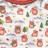 Pika Kimono Shorty Romper | Organic Pima Cotton - Aaria Tees Aaria Tees