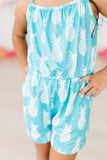 Pineapple Party Strappy Play Romper - Aaria Tees Aaria Tees