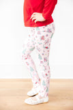 Pink Christmas Leggings - Aaria Tees Aaria Tees