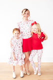 Pink Christmas Leggings - Aaria Tees Aaria Tees