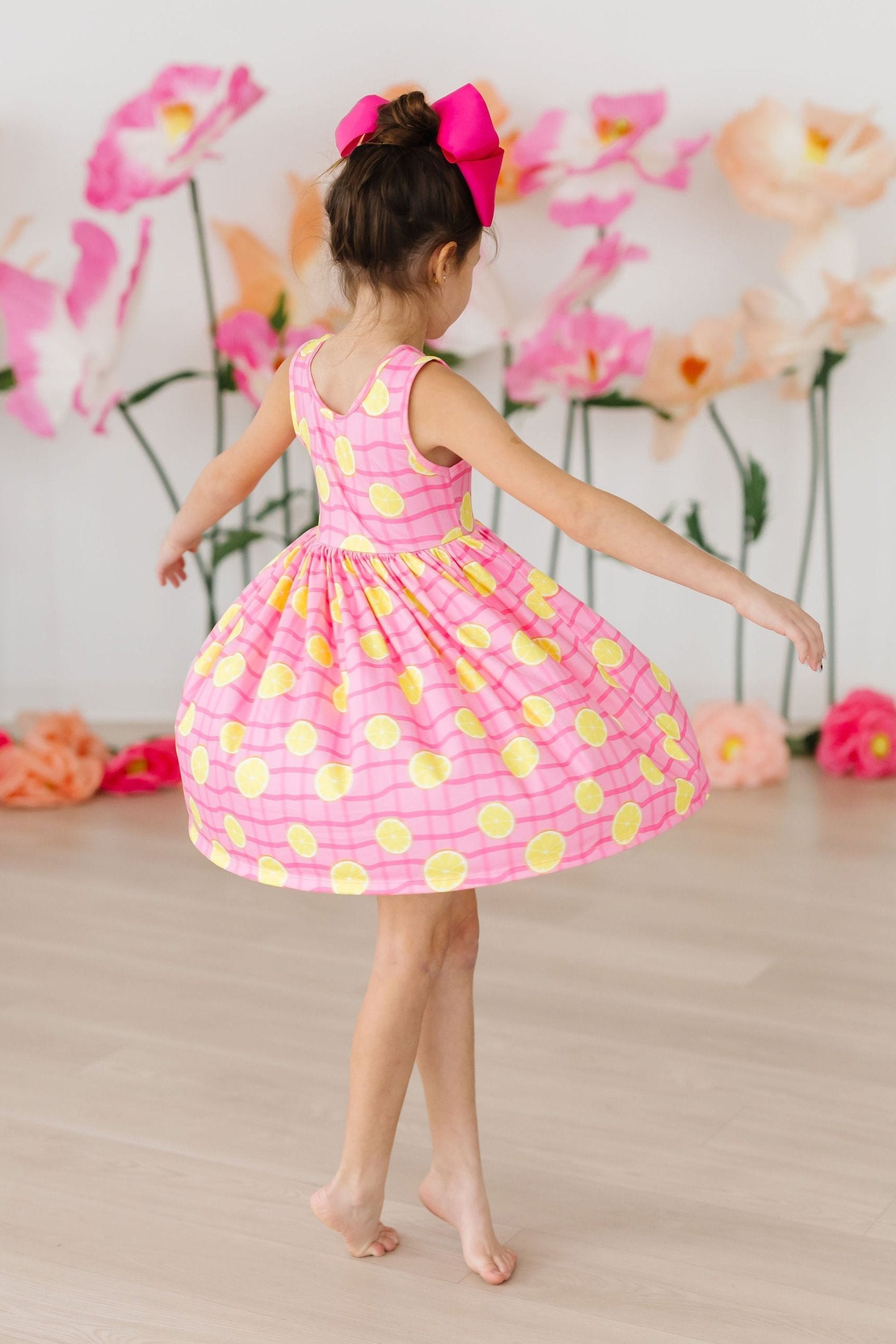 Pink Lemonade Tank Twirl Dress - Aaria Tees Aaria Tees