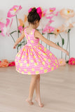 Pink Lemonade Tank Twirl Dress - Aaria Tees Aaria Tees