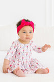Pink Nutcracker 3/4 Sleeve Twirl Bodysuit - Aaria Tees Aaria Tees
