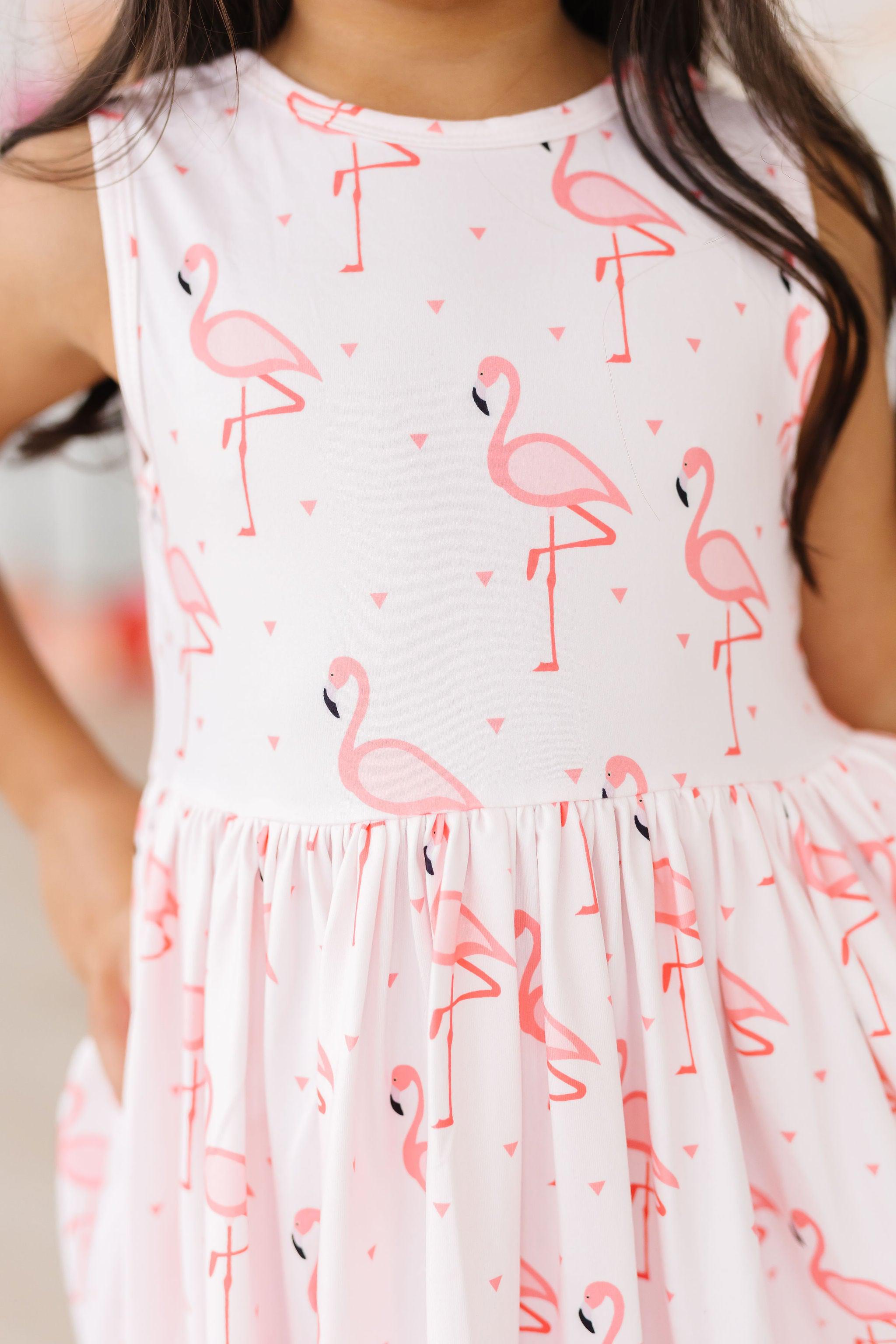 Pink Paradise Tank Twirl Dress - Aaria Tees Aaria Tees