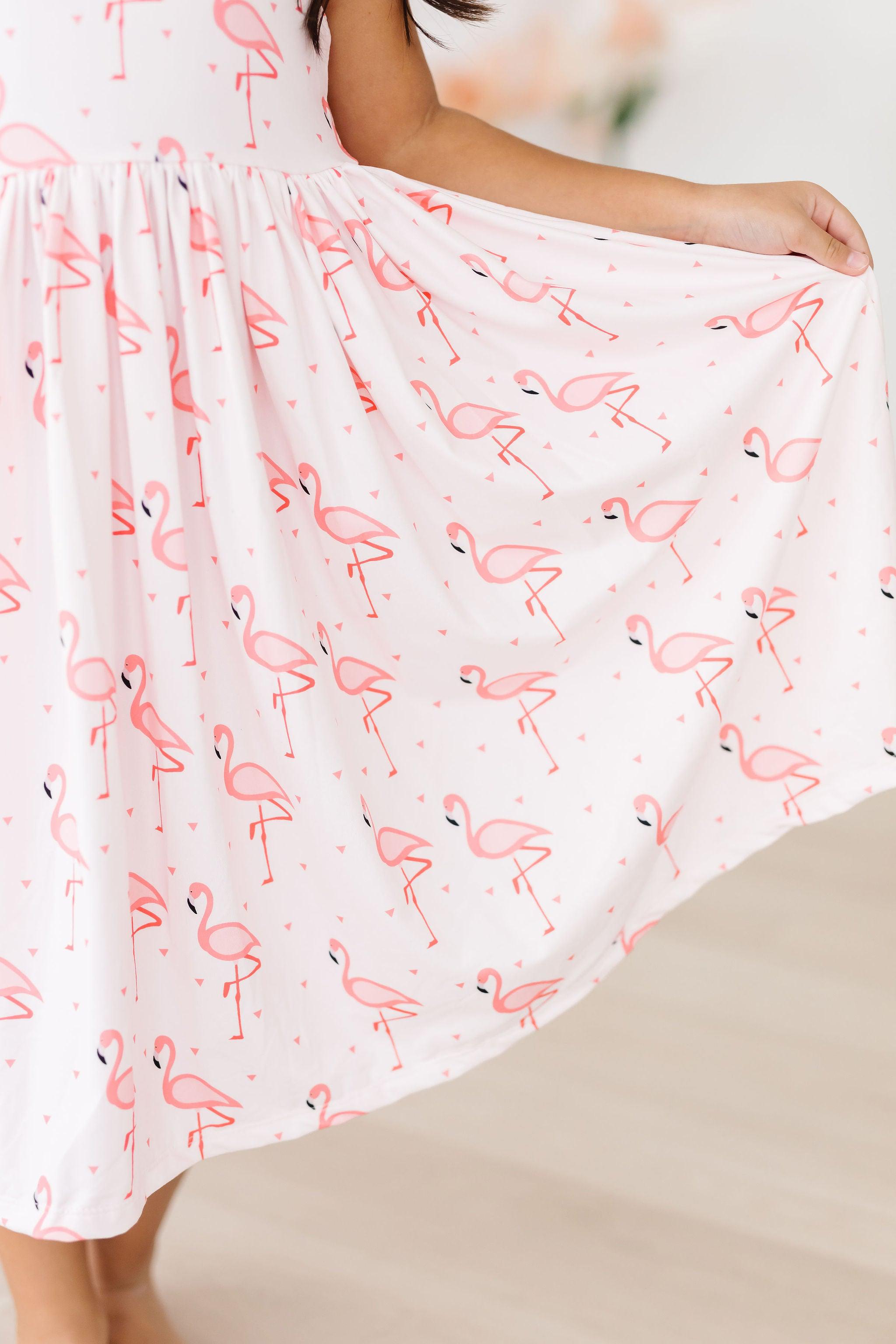 Pink Paradise Tank Twirl Dress - Aaria Tees Aaria Tees