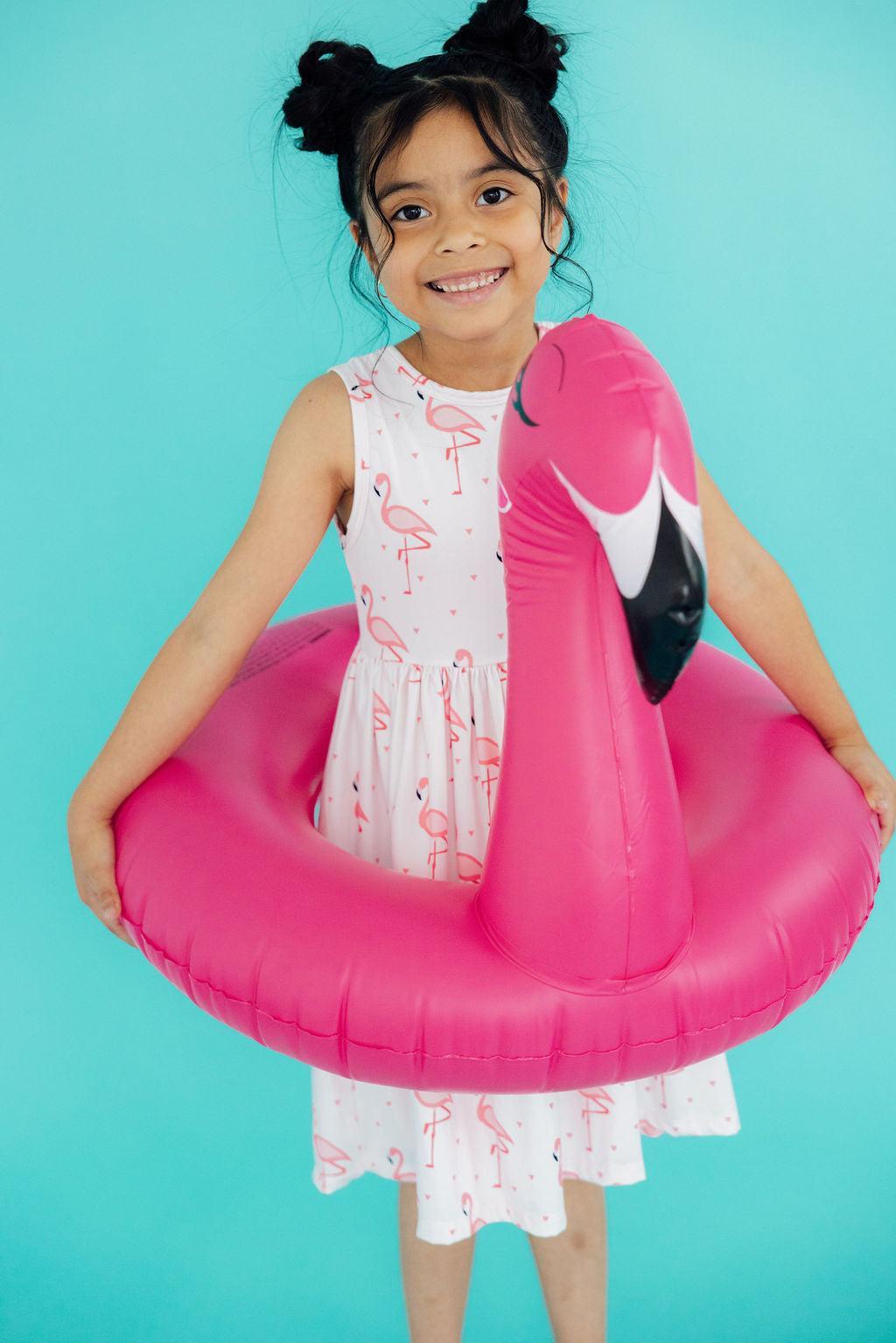 Pink Paradise Tank Twirl Dress - Aaria Tees